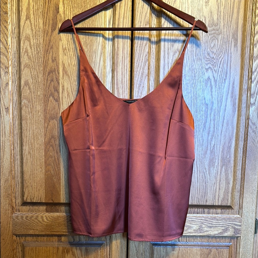 Banana Republic Women's Rust Cami Spaghetti Strap Top